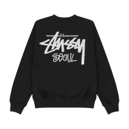 Stüssy Seoul Crewneck Black