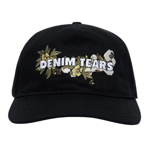 Denim Tears Black Floral Trucker Hat