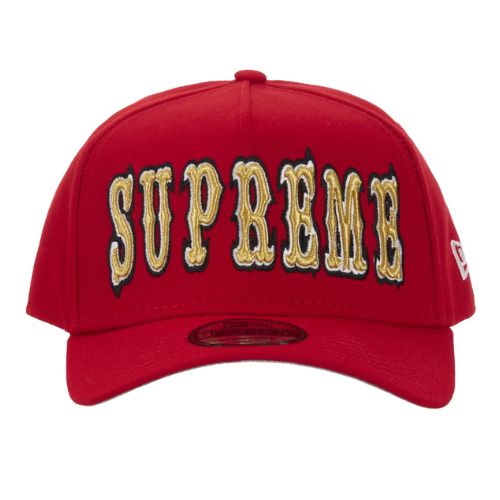 Supreme Gothic Outline New Era 59fifty Cap Red 