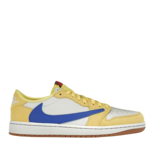 Jordan 1 Retro Low OG SP Travis Scott in Canary Yellow (Women's)
