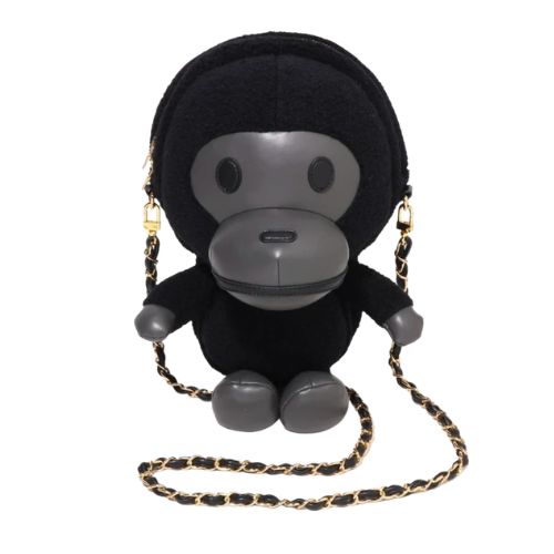 BAPE Baby Milo Doll Shoulder Bag Black
