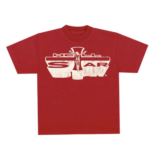 Hellstar Red Jesus Emblem Tee