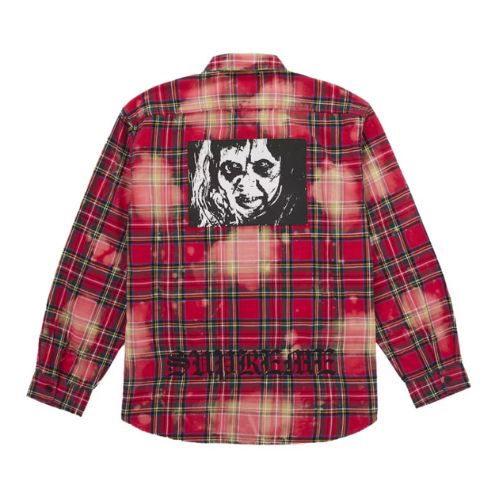 Supreme The Exorcist Flannel Shirt Red