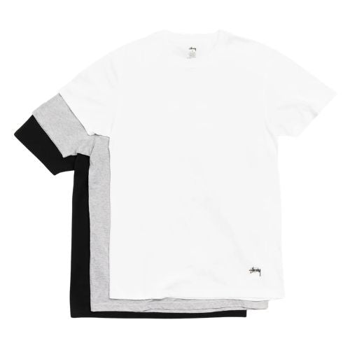 Stüssy Undershirt 3 Pack Multicolor
