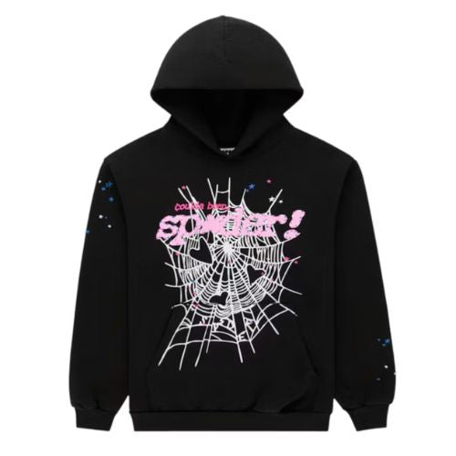 Sp5der CB Punk V2 Hoodie Owl Black