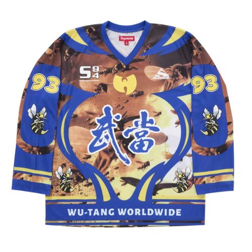 Supreme Wu-Tang Clan Hockey Jersey Blue
