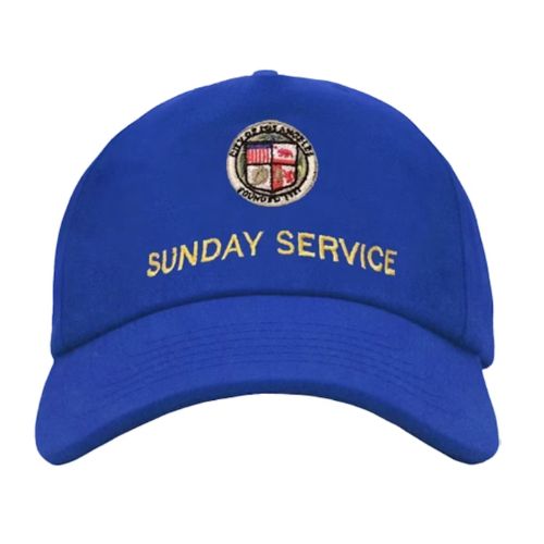 Kanye West Sunday Service Blue Hat 