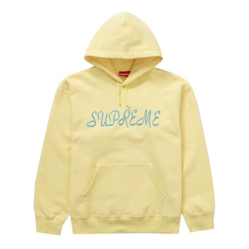 Supreme Script Hooded Light Yellow