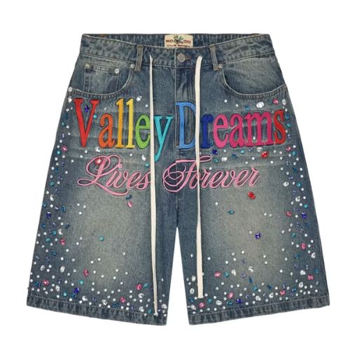Vale Forever Ice Cream Jorts Light Rinse