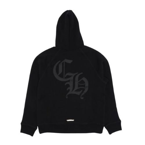 Chrome Hearts Triple Cross Nylon CH Logo Hoodie Black