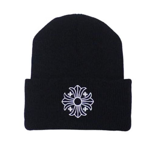 Chrome Hearts Plus Cross Beanie Black 