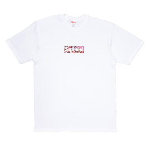 Supreme Takashi Murakami COVID-19 Relief Box Logo T-Shirt in White