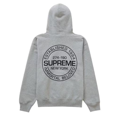 Supreme Immortal Hooded Sweatshirt Grey