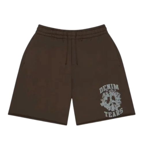 Denim Tears University Sweatshort Brown