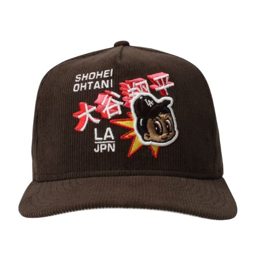 New Era LA Dodgers Shohei Ohtani Snapback Brown Corduroy 