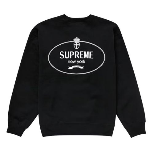 Supreme Crest Crewneck Black