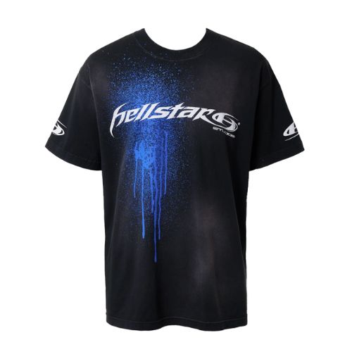 Hellstar Spray Paint Logo Tee Black