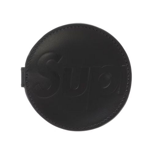 Supreme Leather Pocket Mirror Black