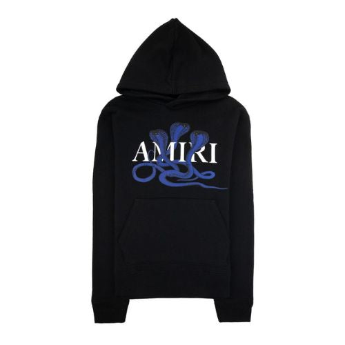 Amiri Snake Hoodie Blue