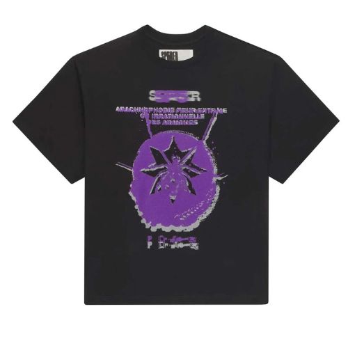 Sp5der France Blur Tee Black