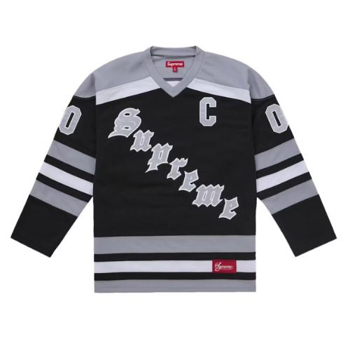 Supreme Fire & Ice Hockey Jersey Black