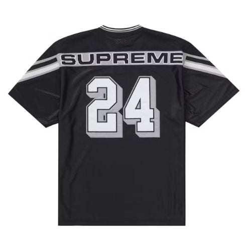 Supreme Jacquard Rib Football Jersey Black