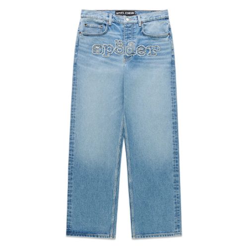 Sp5der Punk V3 Logo Denim Pants