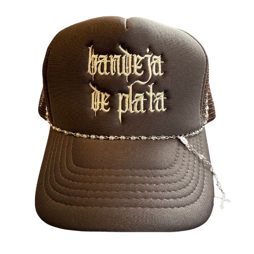 bandeja de plata Trucker Hat "Rosario" Café