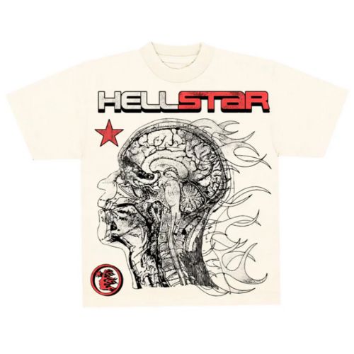 Hellstar Cranium Tee Cream