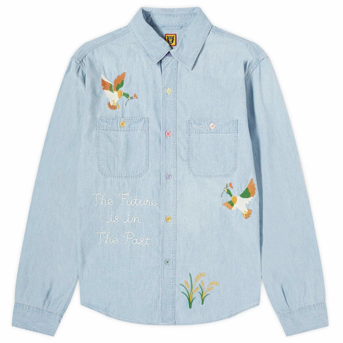 Human Made Camisa Denim Patos