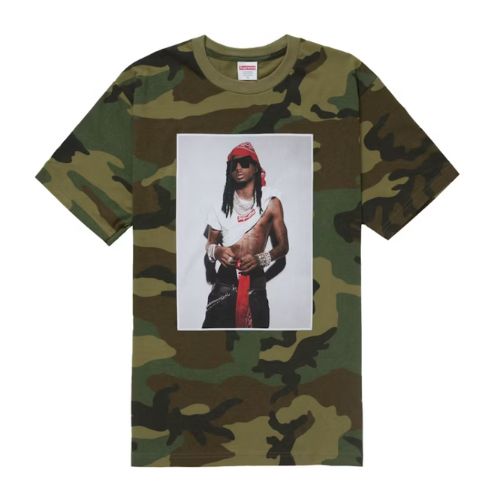 Supreme Playboi Carti Photo Tee Camo