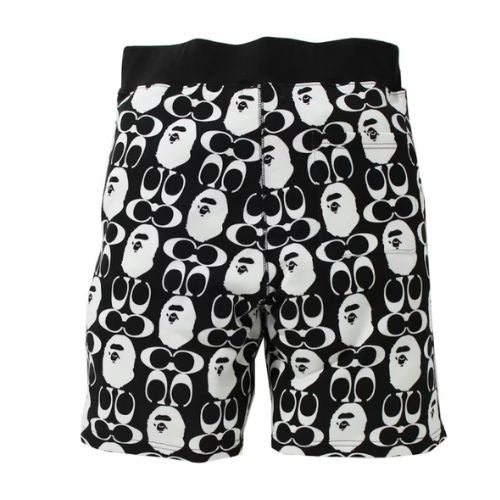 BAPE x Coach Sweat Shorts Black