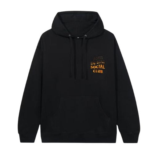 Anti Social Social CLub Fire Inside Hoodie Black