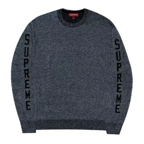 Supreme Reflective Sweater Black