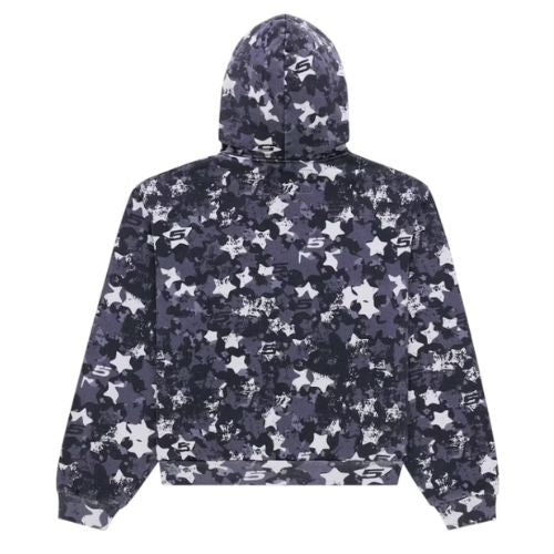 Sp5der R5Cing Zip Hoodie Blue Camo