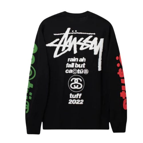 Stüssy x Cactus Plant Flea Market Sport Long-Sleeve Tee Black