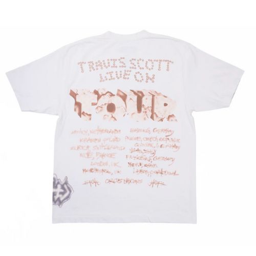 Travis Sccott Utopia Skitzo Circus Maximus European Exclusive Tee White