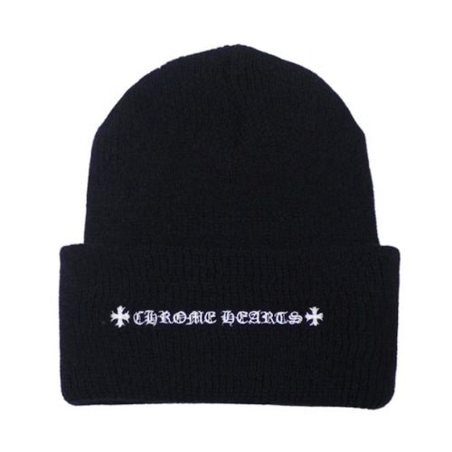 Chrome Hearts Plus Cross Beanie Black 