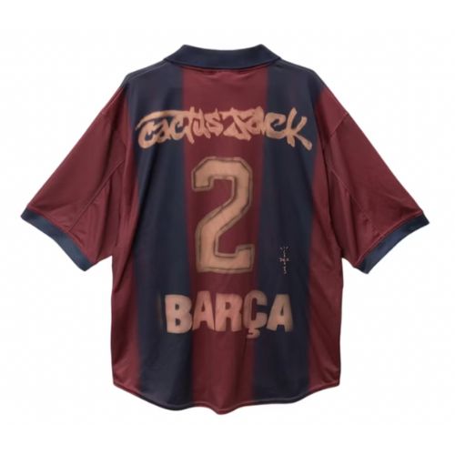 Travis Scott x Nike x FC Barcelona Retro 2000/01 Home Skeleton Jersey Multicolor