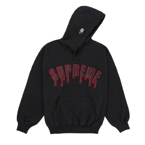 Supreme Ghost Face Arc Hoodie Black