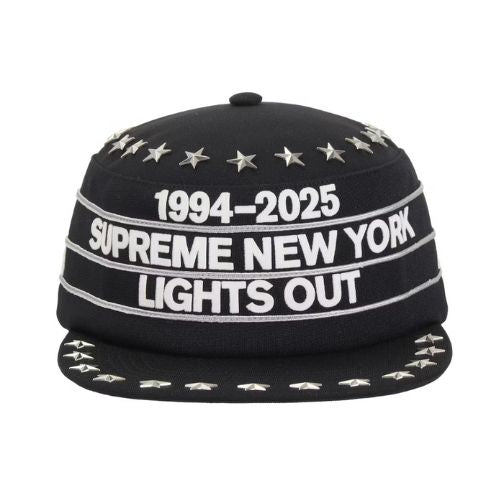Supreme Stars Studded Pillbox Hat Black