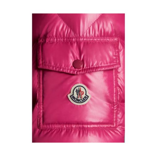 Moncler Maya Short Down Jacket Pink Mauve
