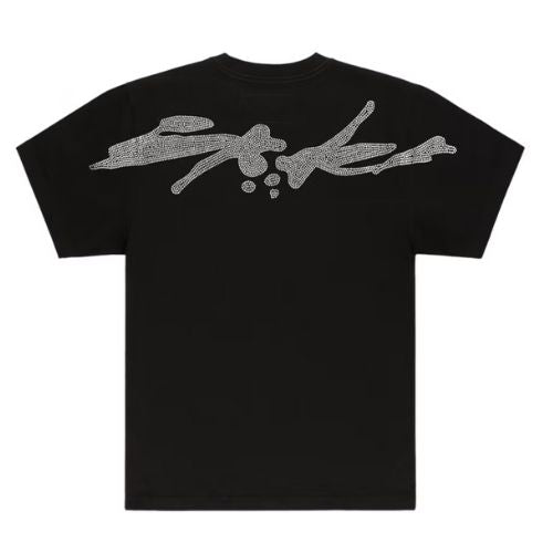 Sp5der TM Rhinestone Tee Black
