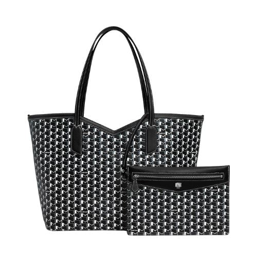 Moynat The Canvas M Collection, In Black and White GM Tote Bag
