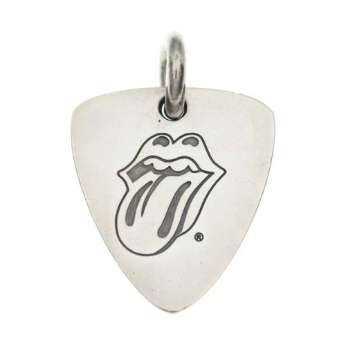 Chrome Hearts Rolling Stones Tongue Guitar Pick Pendant