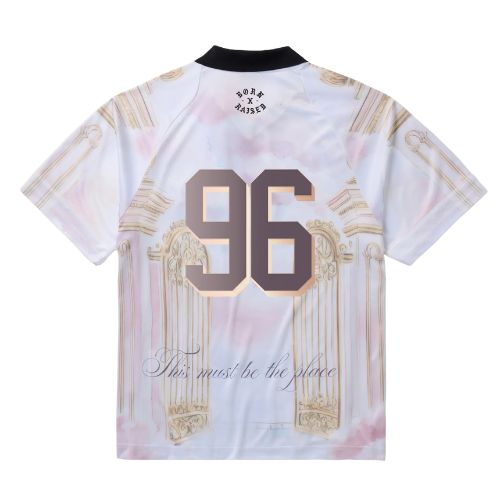Born x Raised Heaven Soccer Jersey Lavender