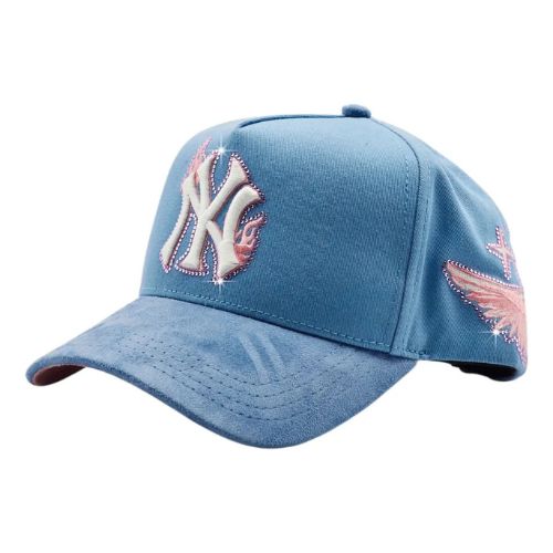Dreamer Hats NY Flames Baby Blue