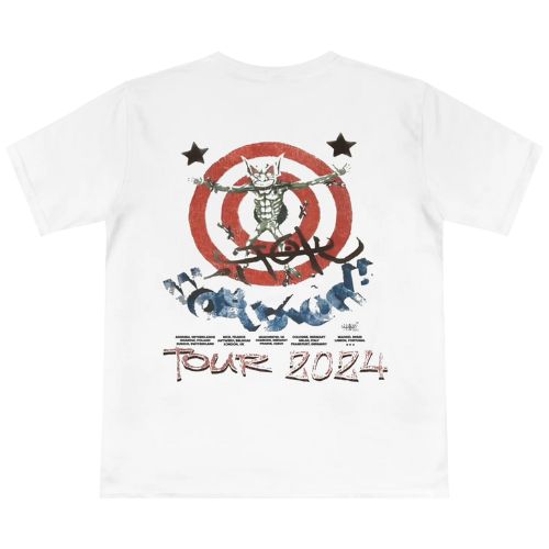 Travis Scott Utopia Circus Maximus Europe Tour 2024 Tee White