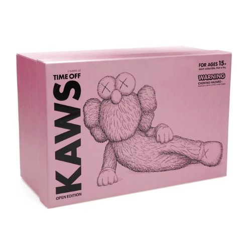 KAWS Time Off Vinyl Figure Pink