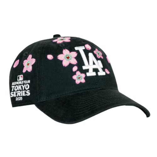 New Era x Takashi Murakami Dodgers Black Dad Hat